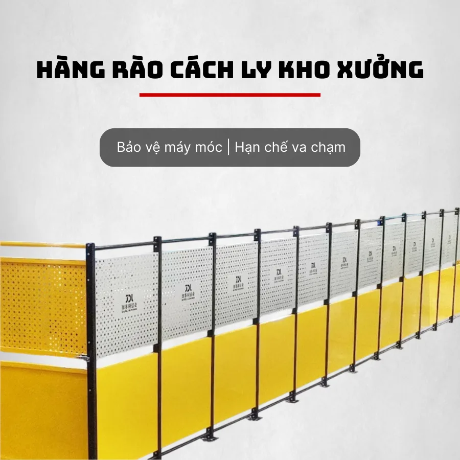 Hàng rào cách ly kho xưởng